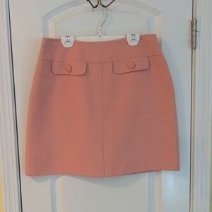 Carole Little Peach Mini Skirt